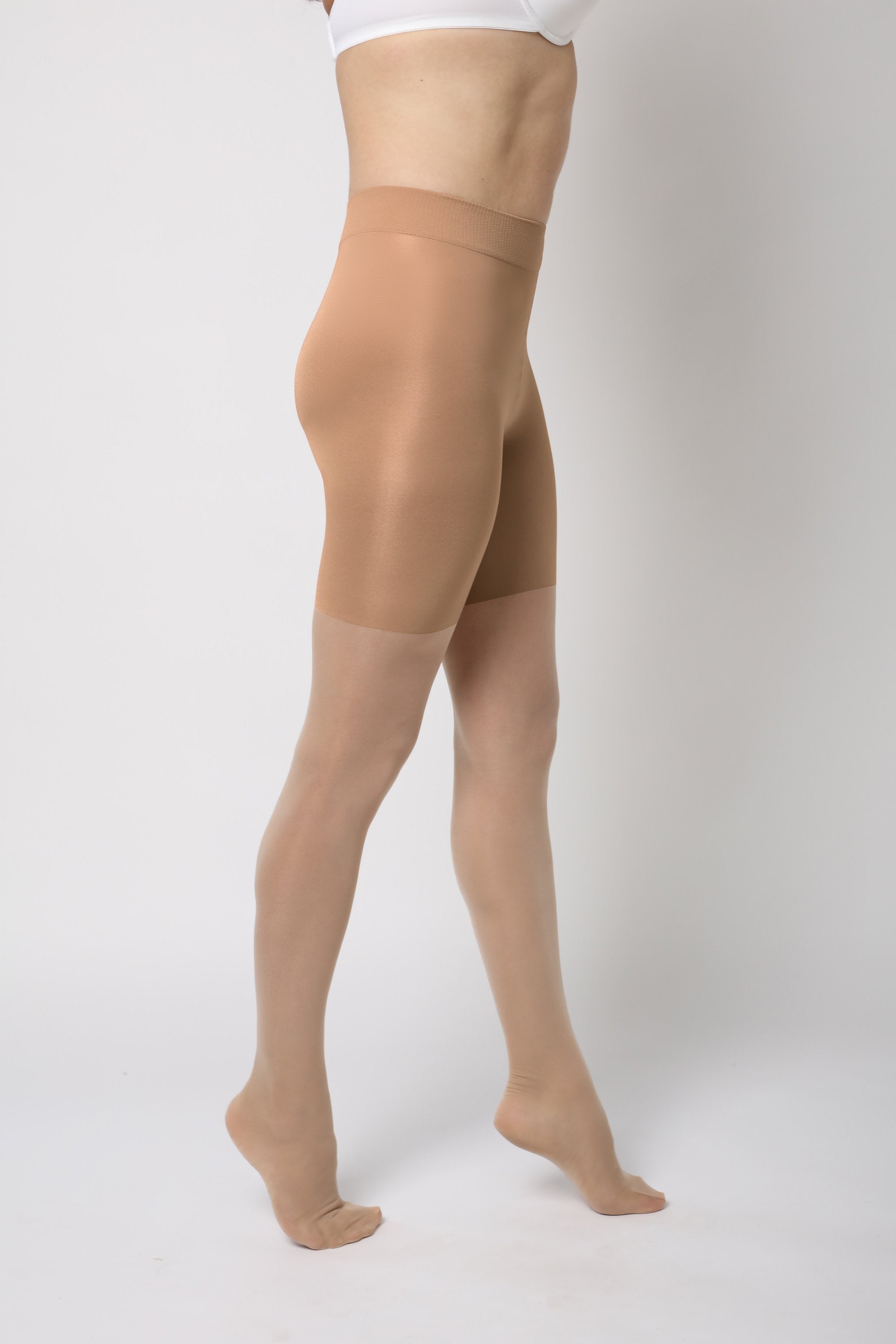 beige Strumpfhose - Natürliche Bräune