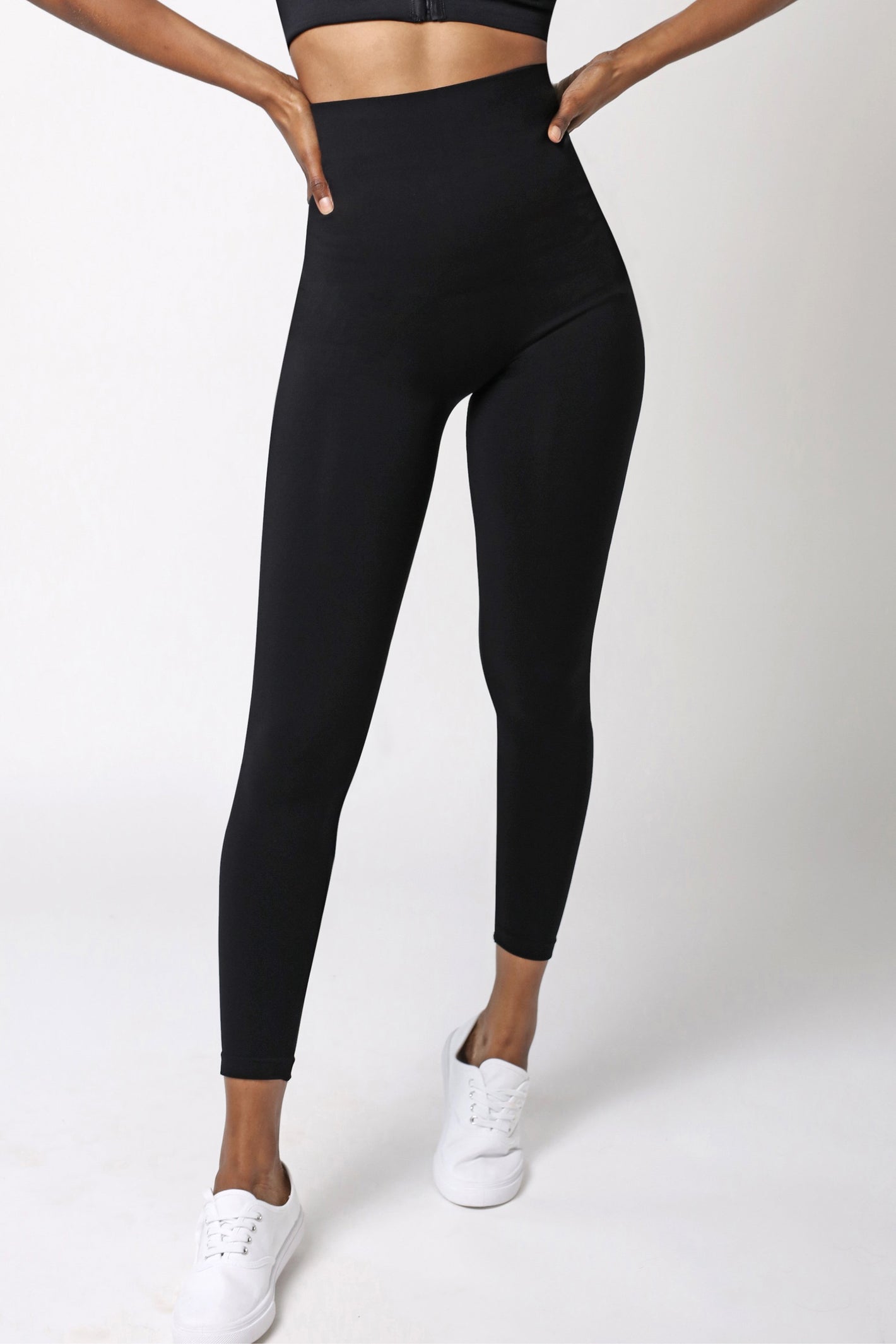 Sleex schwarze Legging - Schwarz