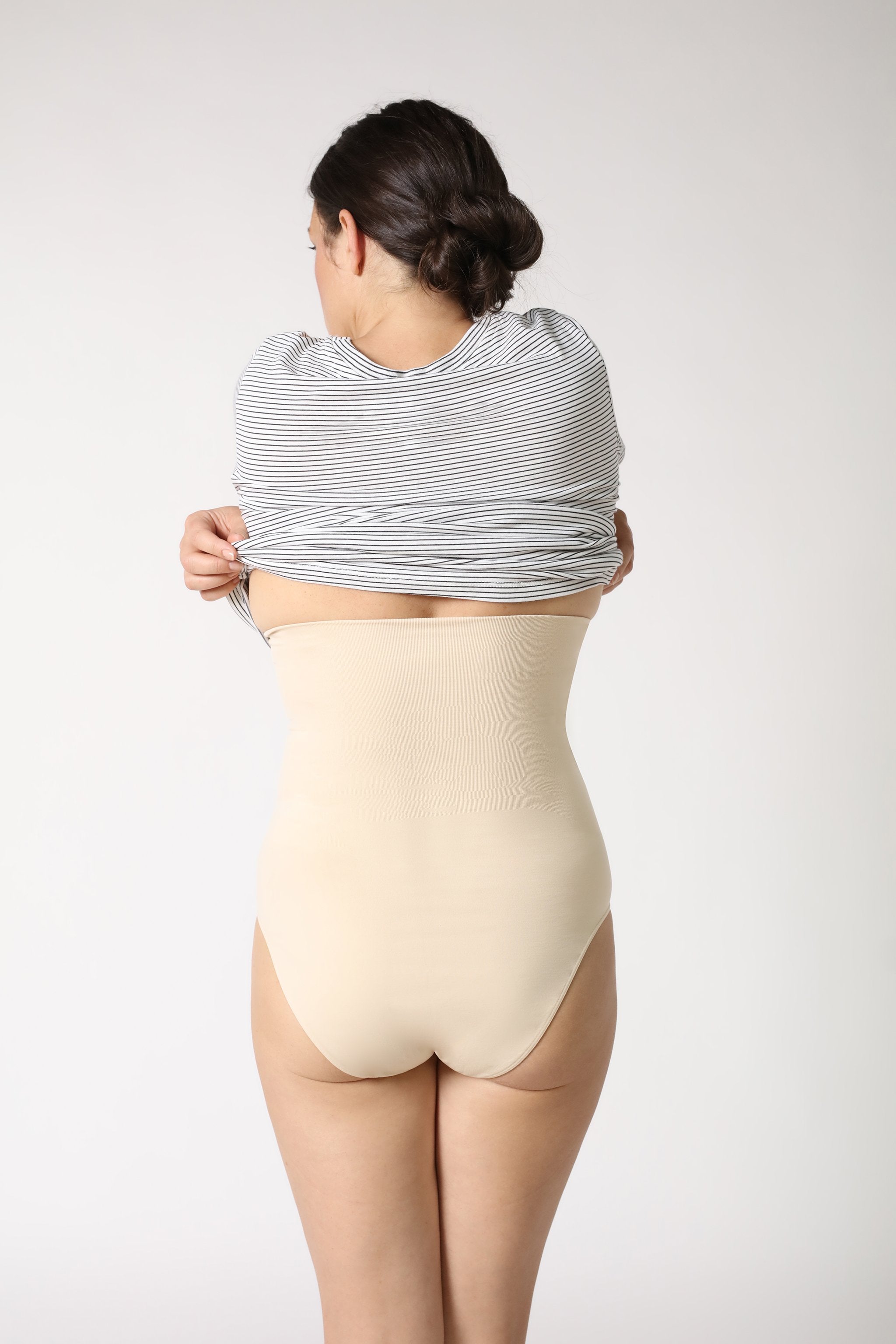 Beiger Shapewear Miederslip - Hautfarben