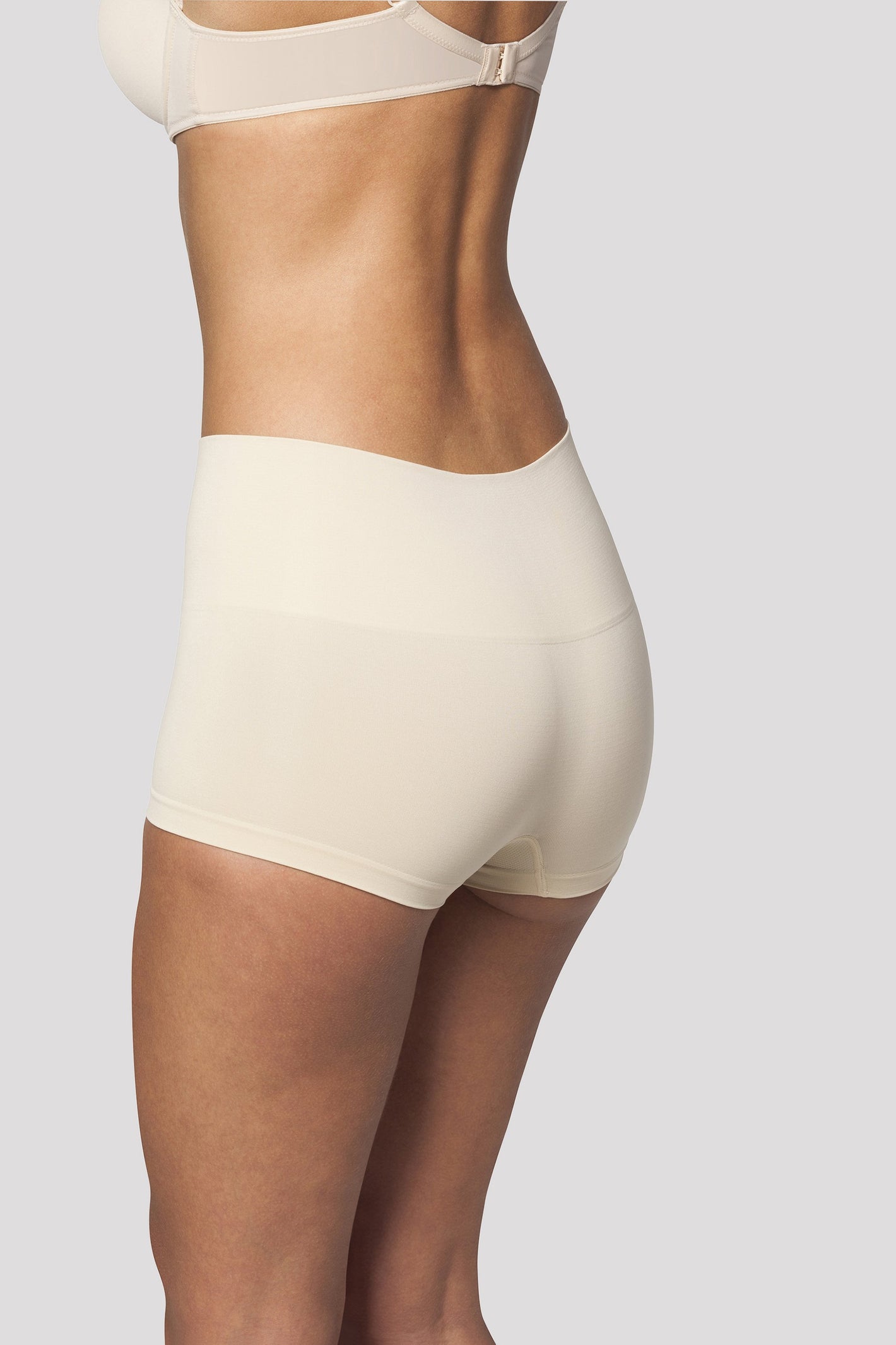 Beige Shapewear Damen Mieder Short - Hautfarben