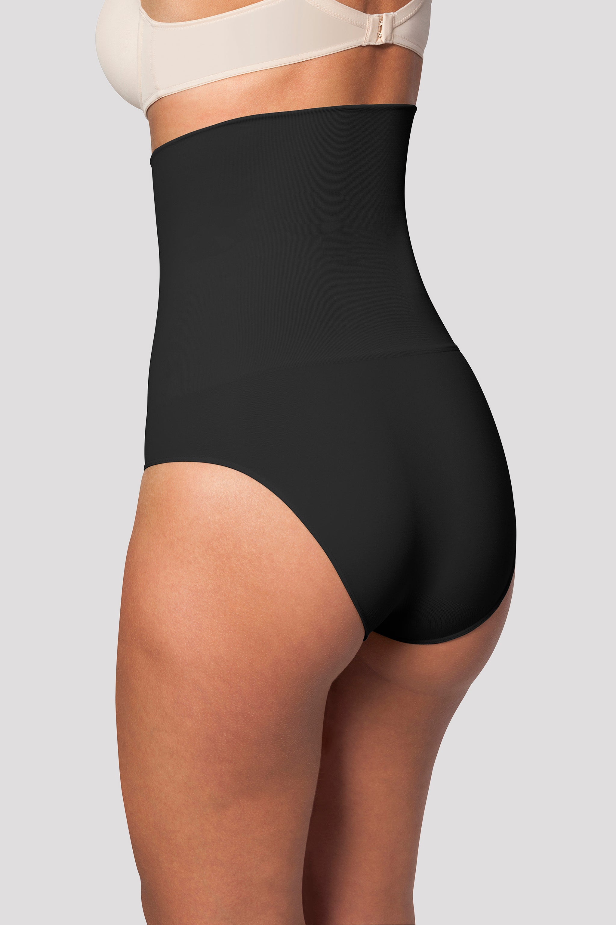 schwarze Shapewear Hose - Schwarz