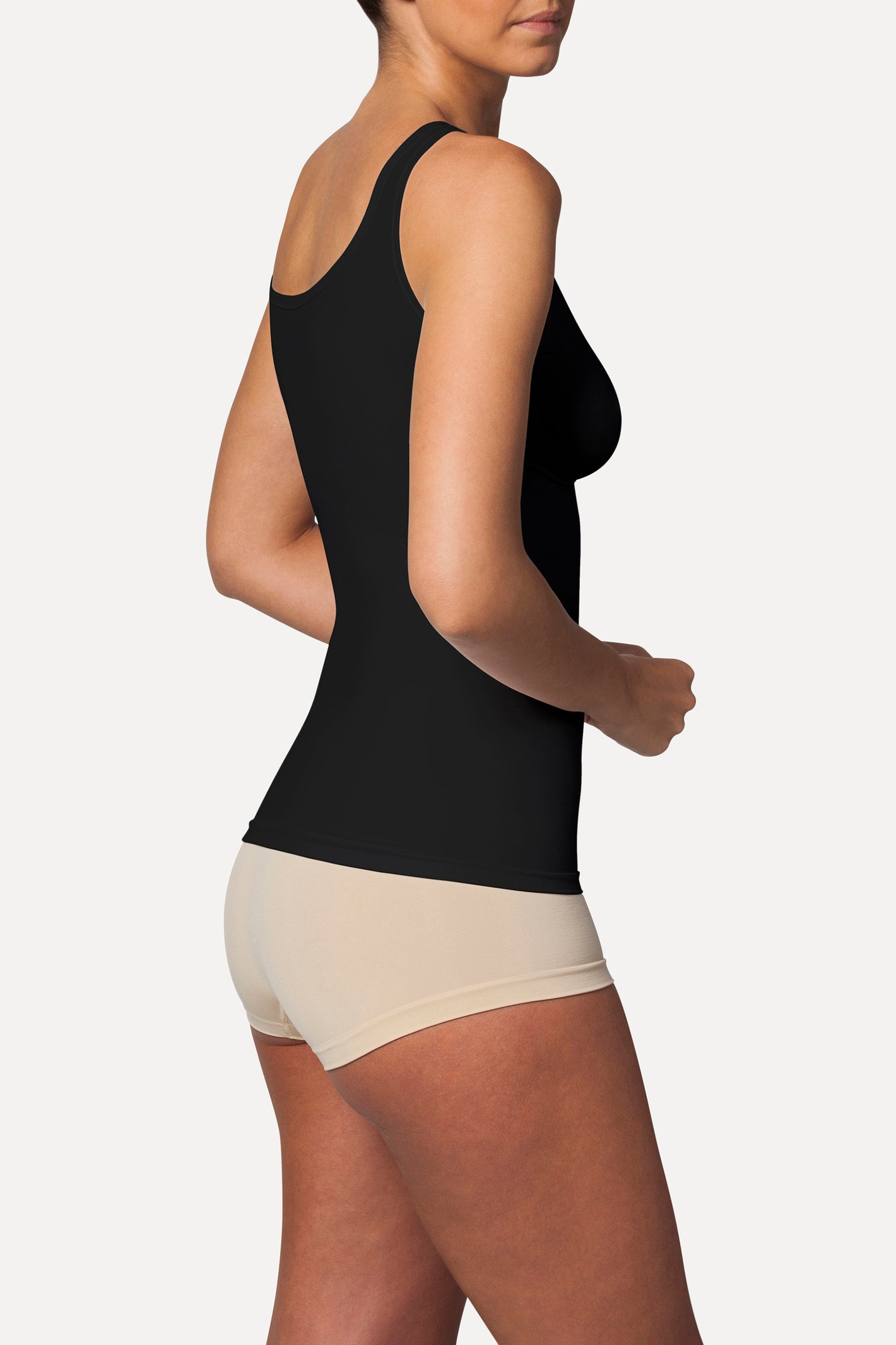 Shapewear Hemd mit Support - Schwarz