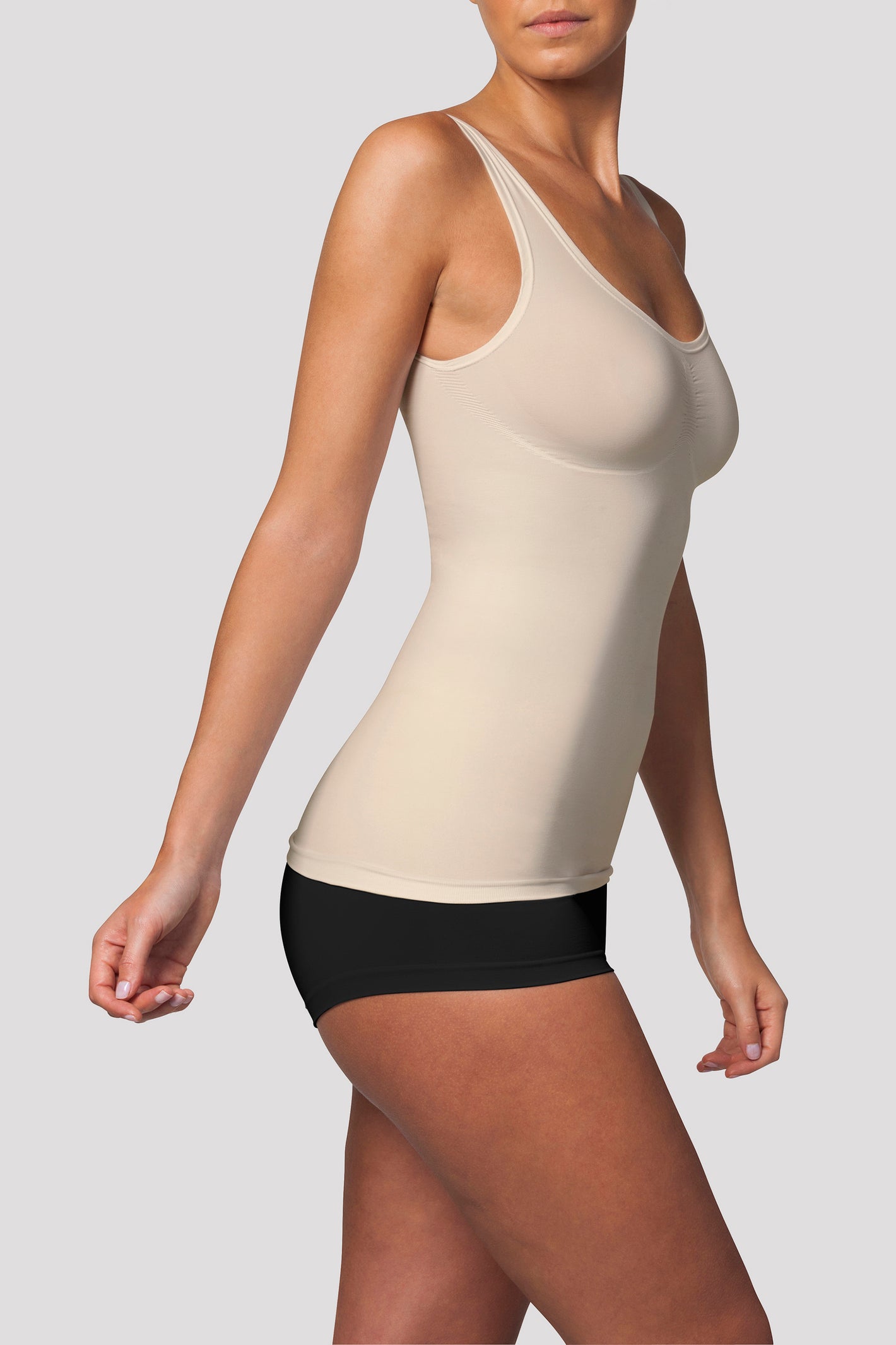 Shapewear Hemd mit Support - Hautfarben